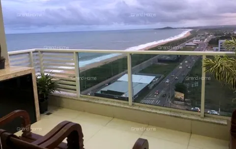 Varanda com a vista para a praia