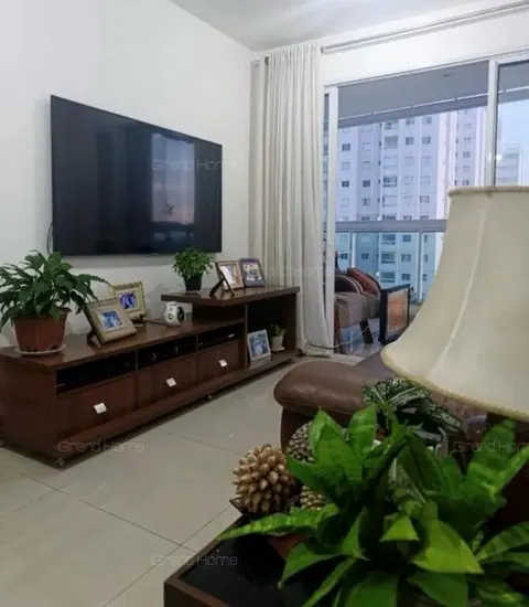 Sala de estar com a varanda